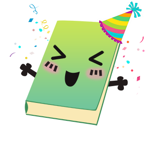 book-emoji-party-time